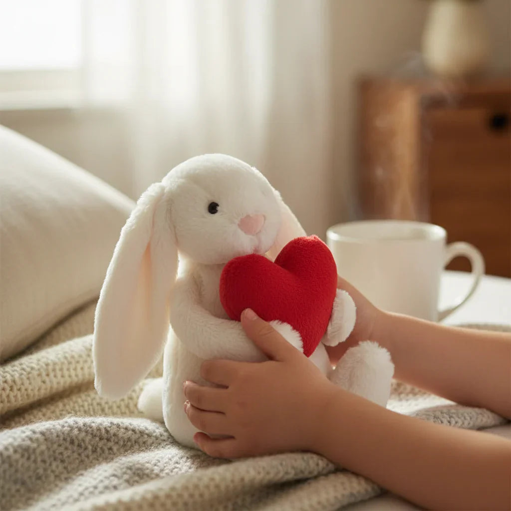 Boneco de Peluche Bunnycat Macio para Presente e Exposição