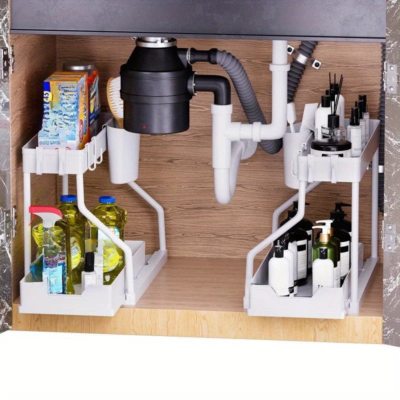 Multilayer Pull-Out Seasoning & Storage Rack – Liora | Rosalyssa