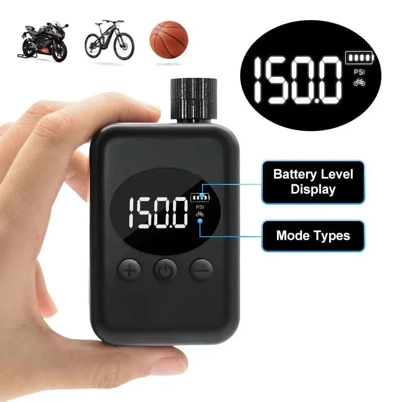 TrailPulse Pro przenośna mini pompka rowerowa 150 PSI do MTB i na zewnątrz