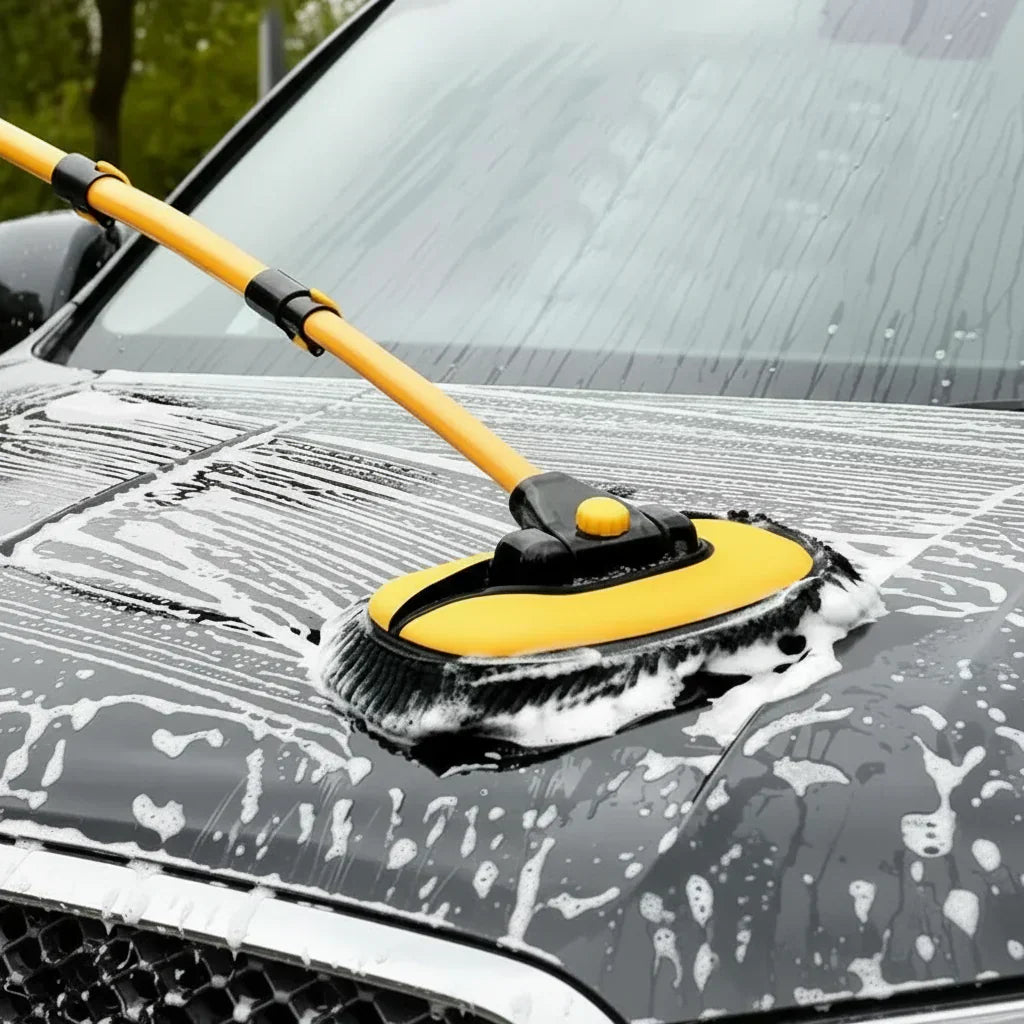 SwiftSweep Pro teleskopický mop na mytí auta s flexibilní hlavou