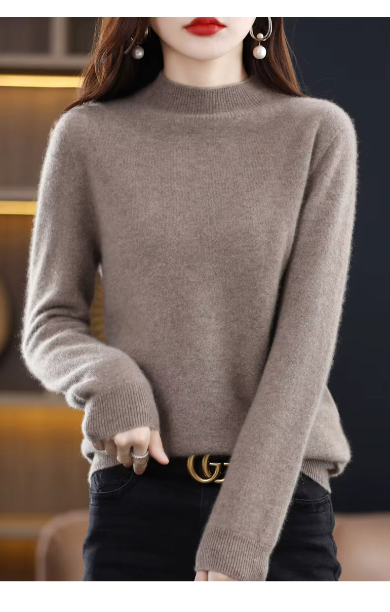 Maglione Aurelia da donna in 100% lana e cashmere per autunno e inverno