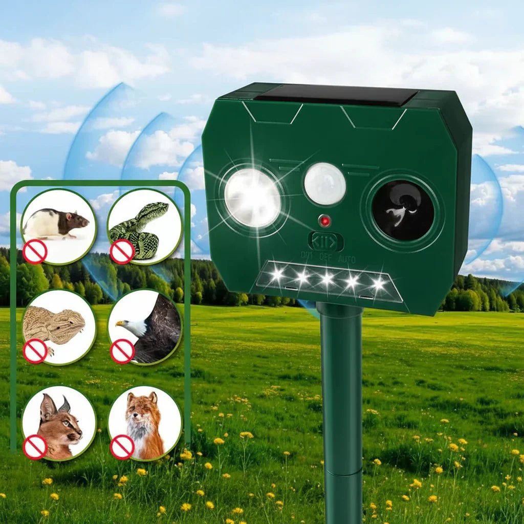 SonicGuard Ultrahangos Állatriasztó Macskák és Kutyák Ellen