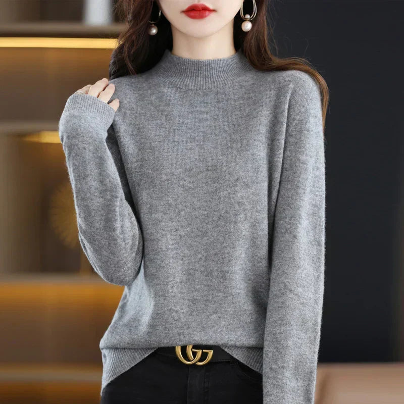 Maglione Aurelia da donna in 100% lana e cashmere per autunno e inverno