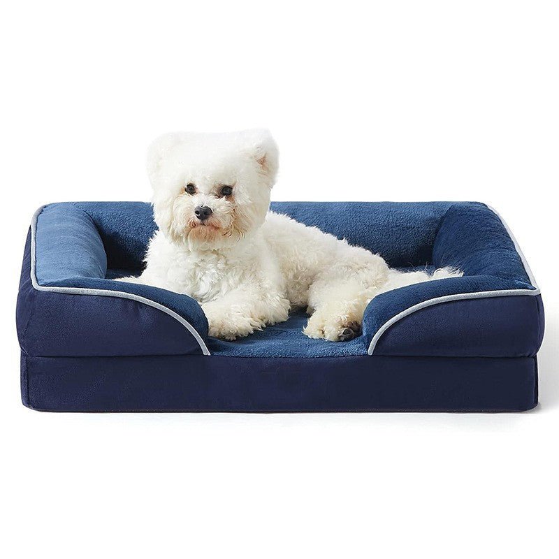 CosyNest Orthopedic Dog Bed With Removable Velvet Cover