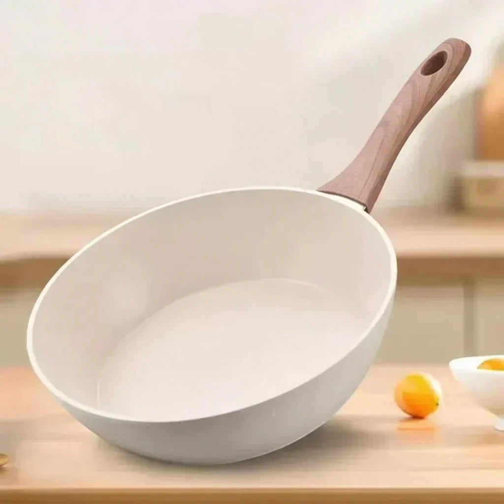 TerraStone Deep Nonstick -pannu lääketieteellisellä kivipinnoitteella kaasulle ja induktiolle