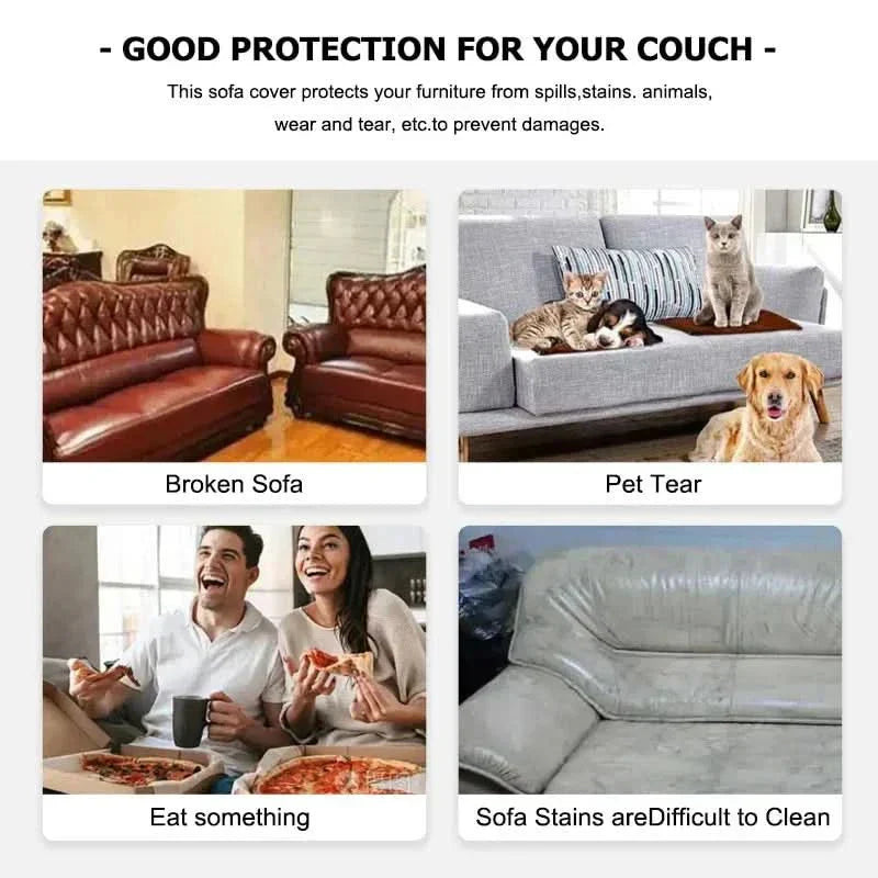 CozyGuard Elastic Sofa Cover Water Repellent And Stylish For Any Living Room