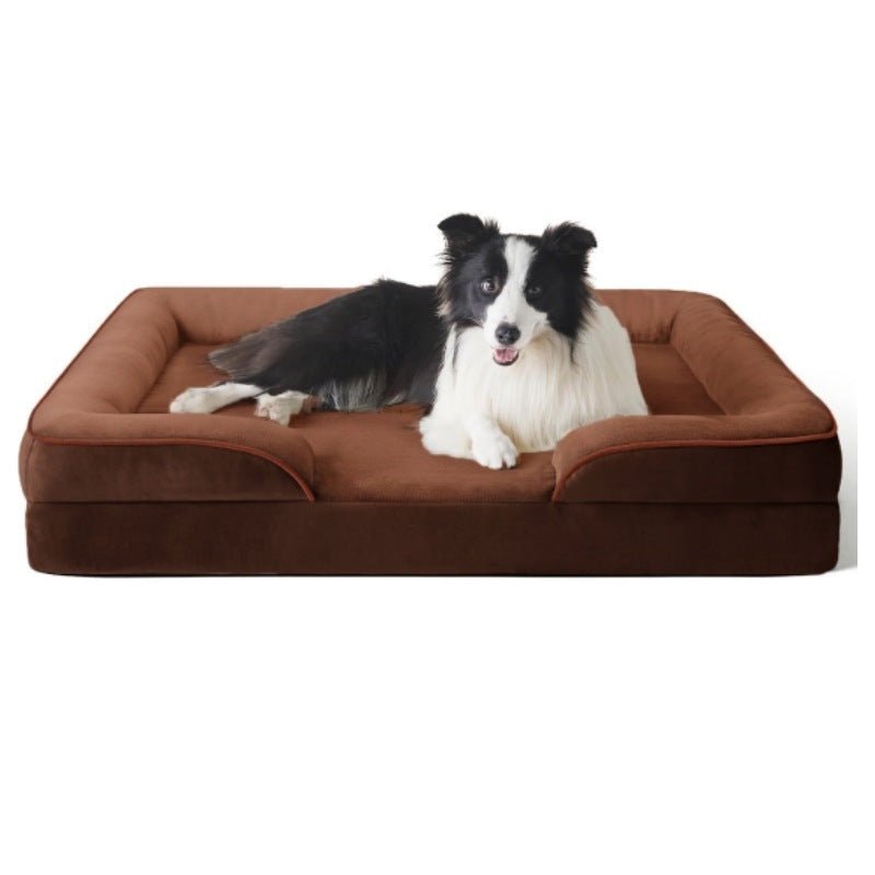 CosyNest Orthopedic Dog Bed With Removable Velvet Cover