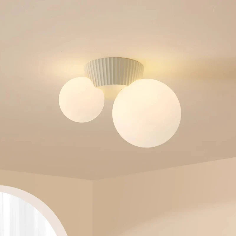 Luméa Double Globe Ceiling Light With French Modern Style