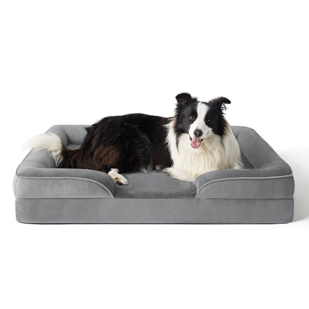 CosyNest Orthopedic Dog Bed With Removable Velvet Cover