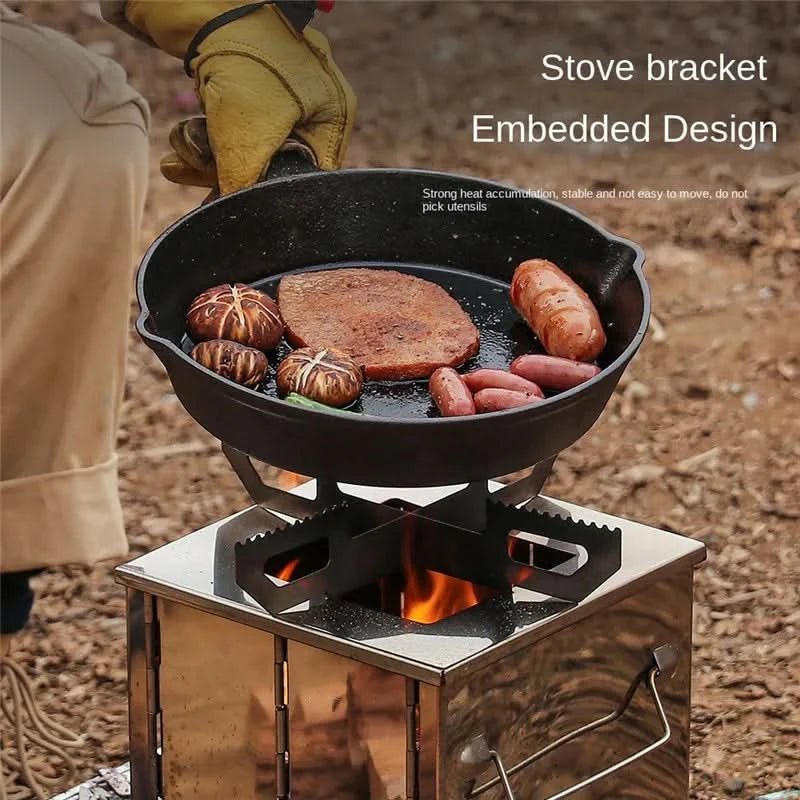 TrailBlaze hordozható kempingfőző könnyű rozsdamentes acél grill