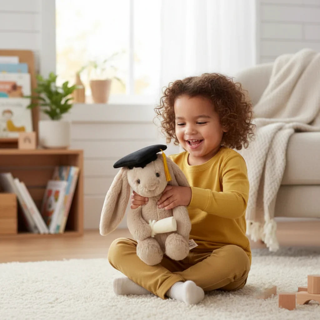 Bunnycat Graduation Plush Rabbit Toy Keepsake Gift