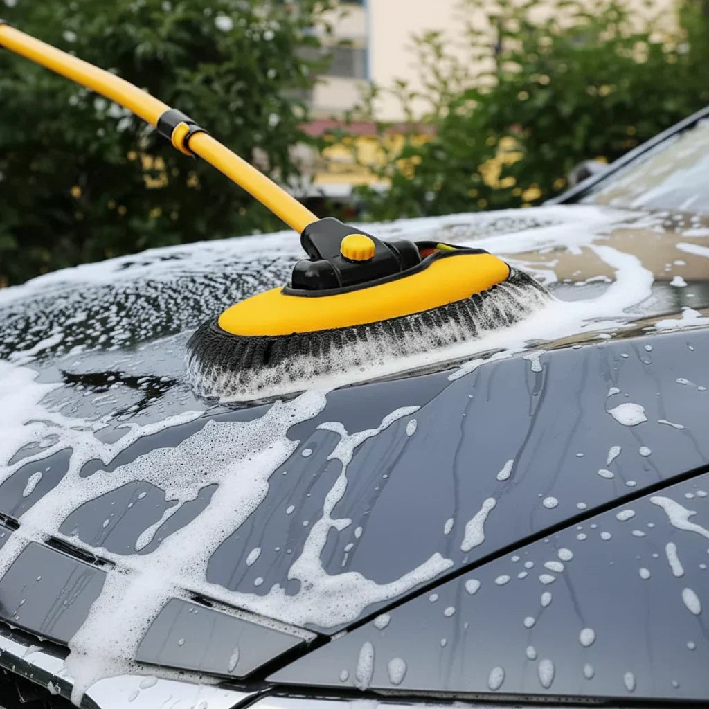 AeroSweep Pro Autowaschmopp mit Teleskop-Chenille-Reinigungsbürste