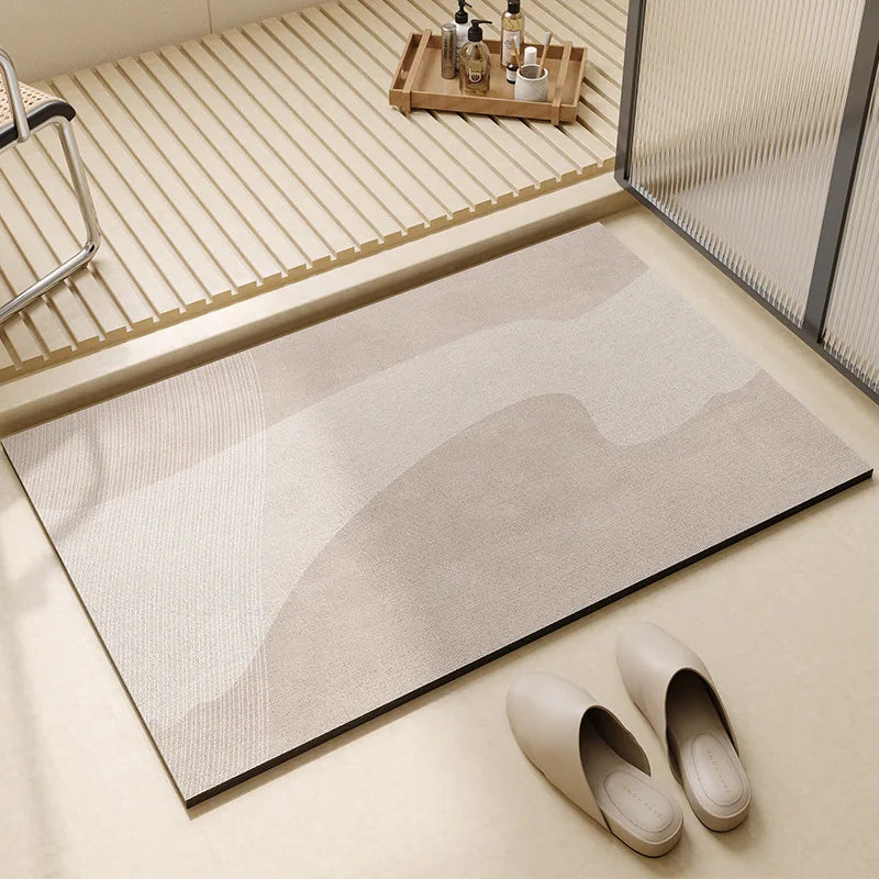 Ultra Absorbent Bath Mat With Quick Dry Non Slip For Bathroom Floors