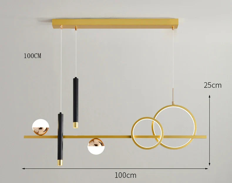 Lumenora Slank Modern Minimalist LED Pendelspotlight Med Fjärrkontroll | Snurv