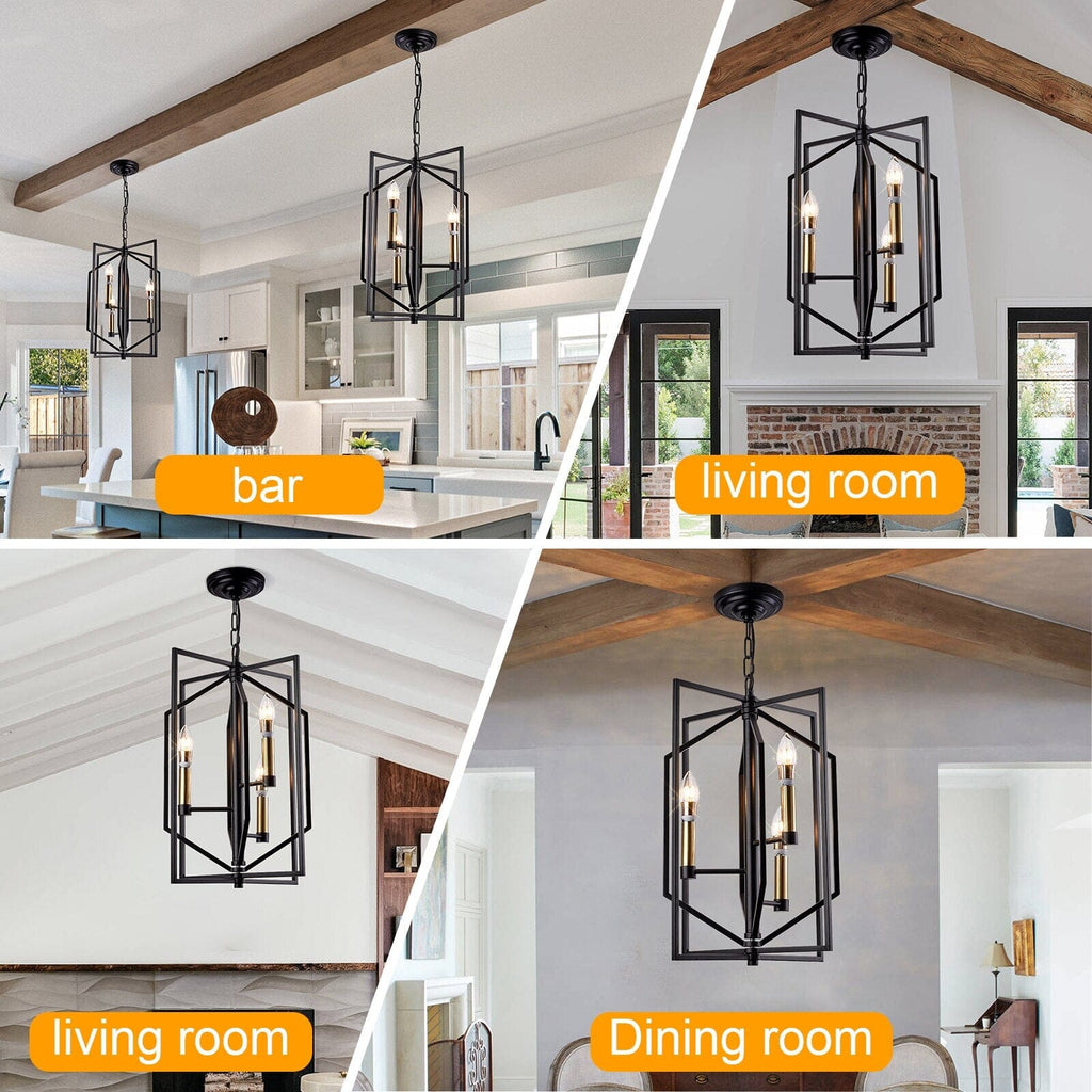 Lampada da soffitto NovaCage vintage industriale con LED