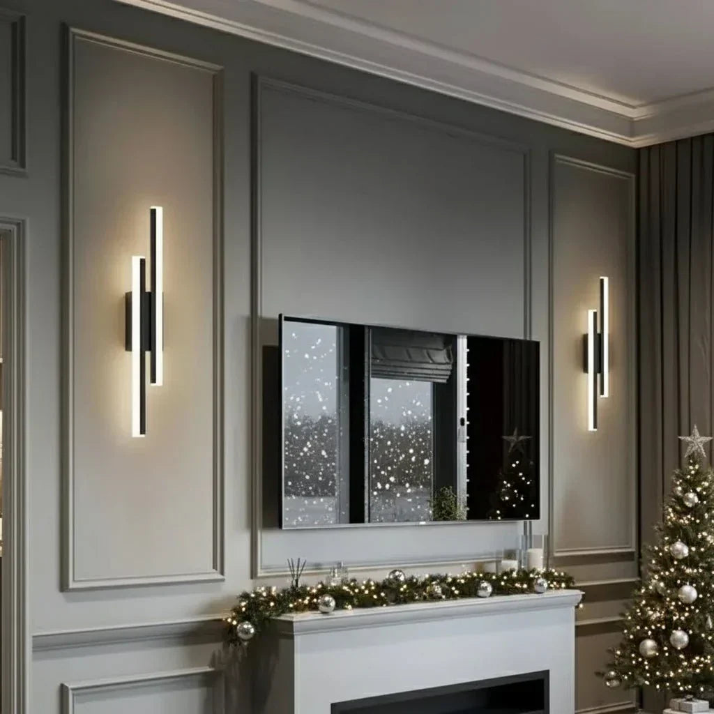 Lampa de perete modernă LumaArc cu LED și trei moduri de culoare