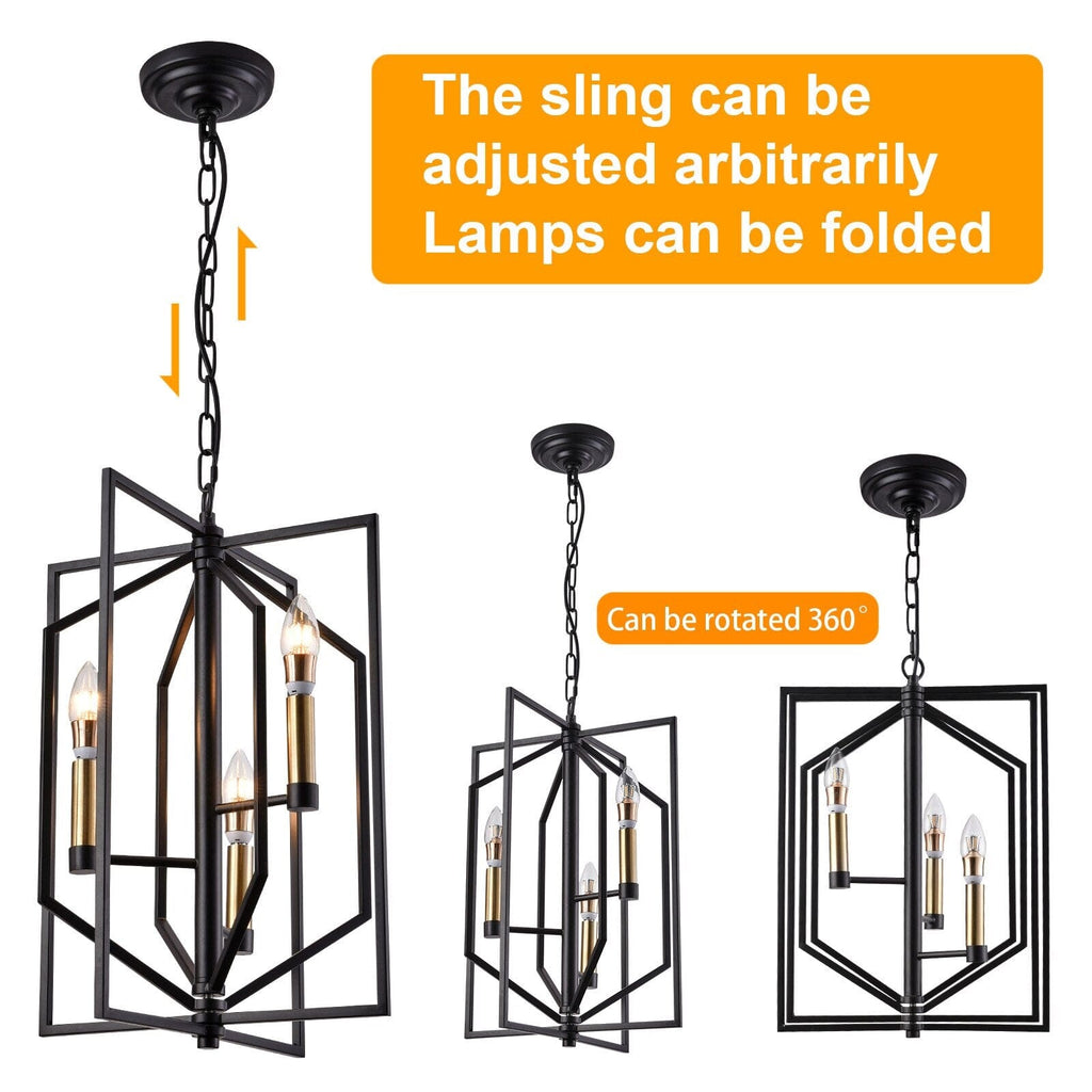 Lampada da soffitto NovaCage vintage industriale con LED