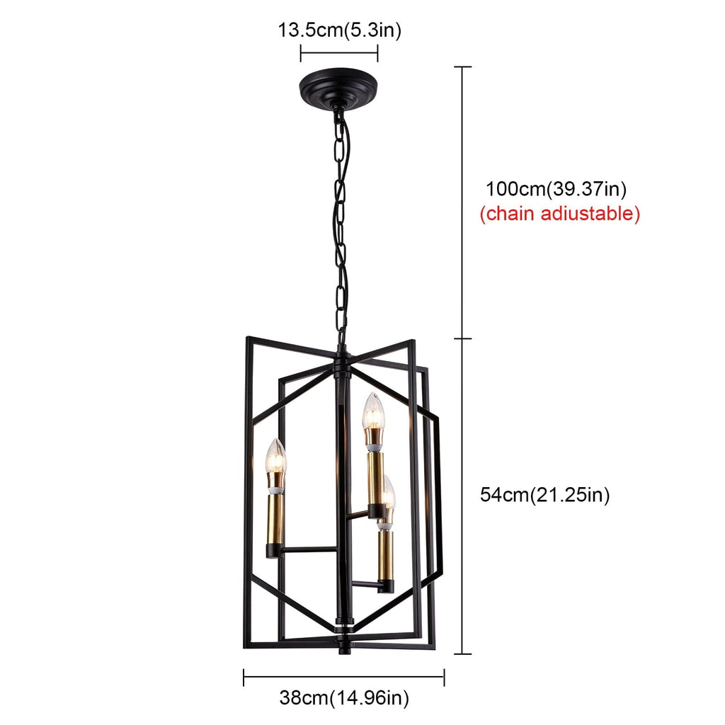 Lampada da soffitto NovaCage vintage industriale con LED