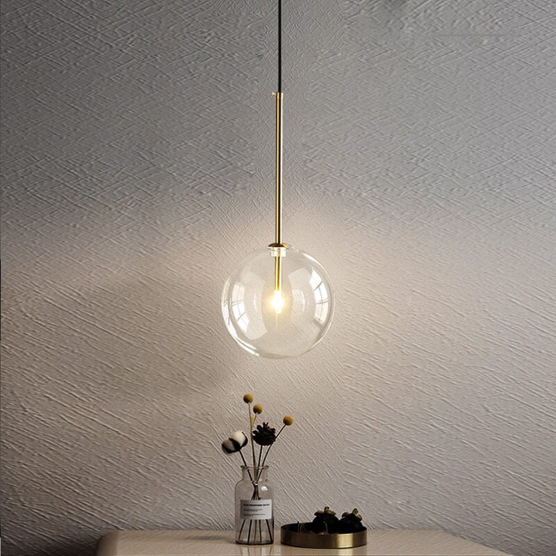 Lunel glazen bol hanglamp voor Scandinavische moderne woningen