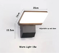 Venkovní nástěnné světlo LumiFold s krytím IP65 a volitelným pohybovým senzorem