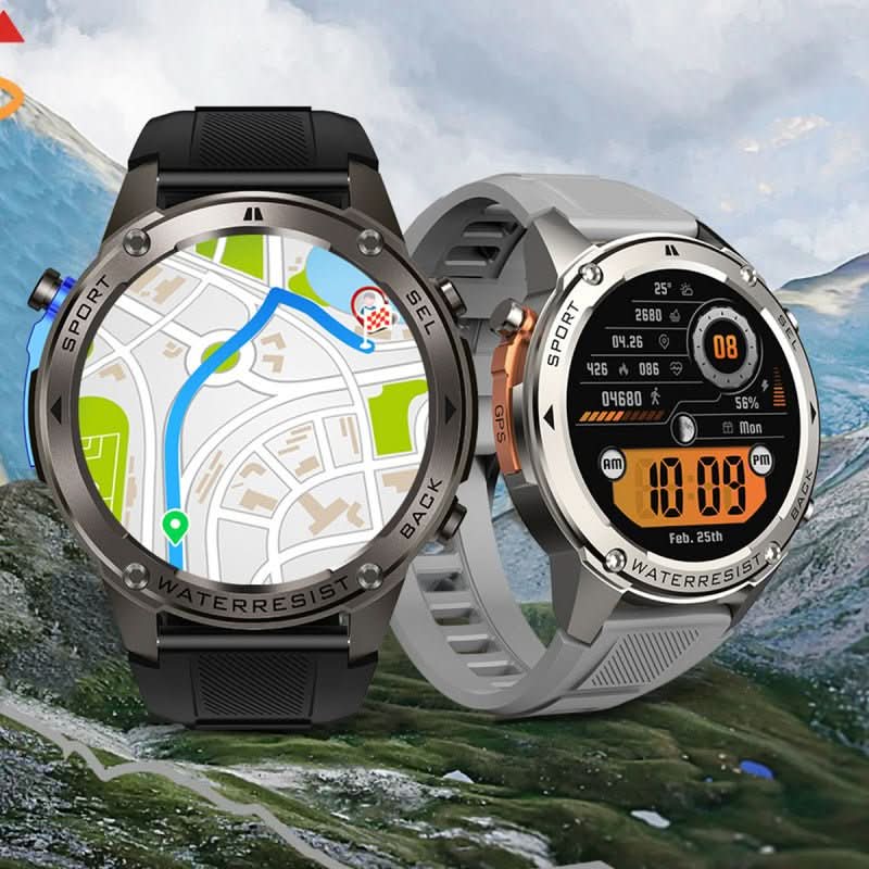 RidgeNova X Outdoor-Smartwatch mit GPS, Kompass und Gesundheitsüberwachung