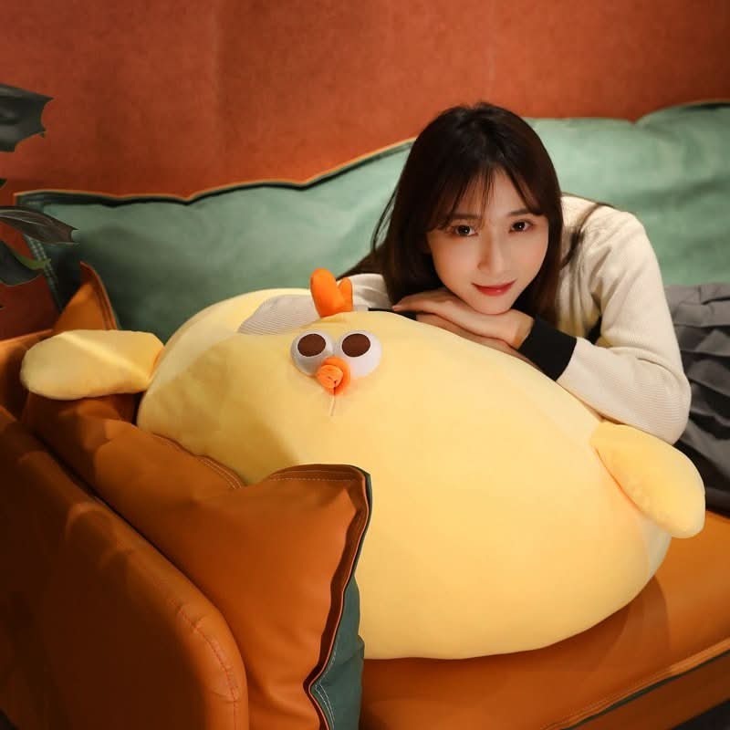 CloudCuddle Pulcino Gigante di Peluche per Grandi e Piccoli Compagni di Coccole