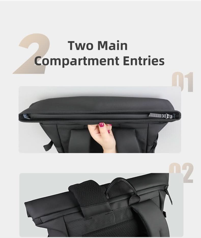 TrailNova Expandable Outdoor Backpack With Laptop Compartment And Large Capacity