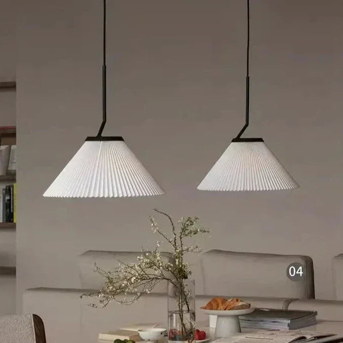 Velora Crème Plissé Hanglamp Met Warm Licht En Zachte Scandinavische Stijl | Snurv