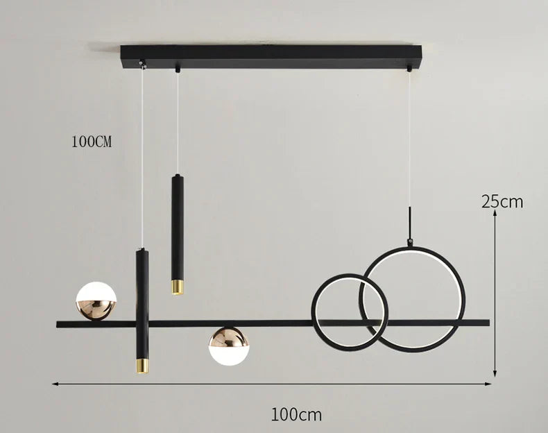 Lumenora Slank Modern Minimalist LED Pendelspotlight Med Fjärrkontroll | Snurv