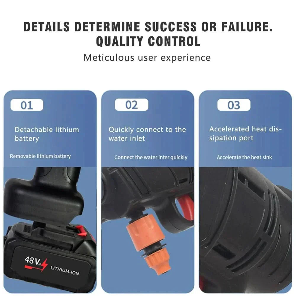 AquaBolt 30000 Trådløs Høytrykksvasker for Bil og Hjem