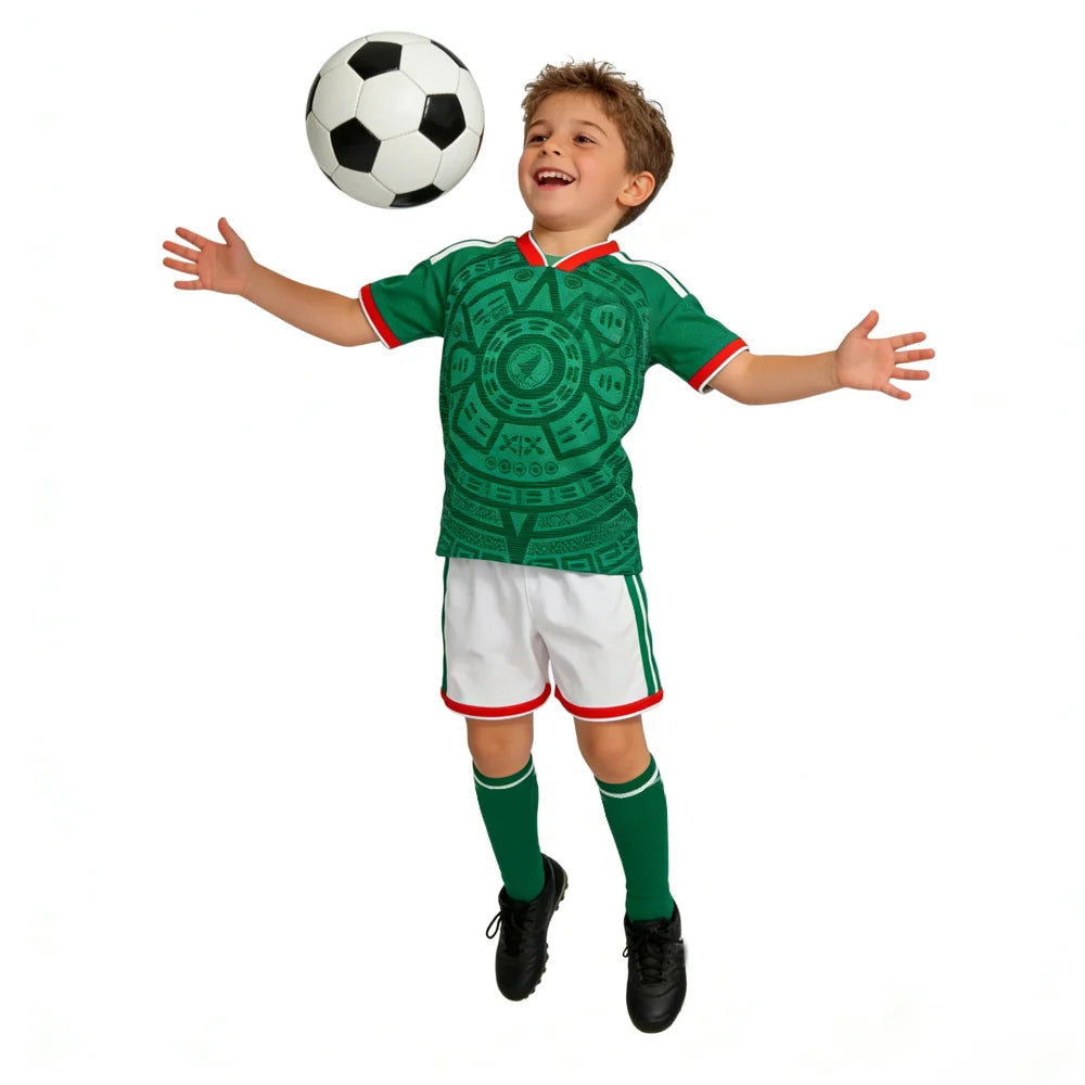 メキシコ2026ワールドカップ キッズサッカーユニフォームショーツセット