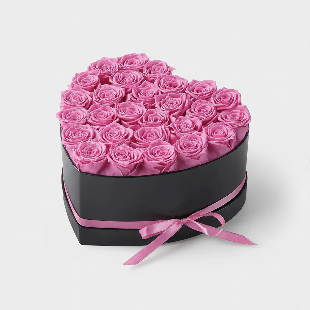 Moederdag Hart Rozen Doos Cadeau Met Kunstbloem Voor Haar Decoratie