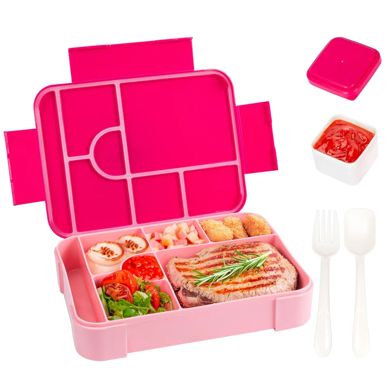 BentoMax 1330ml 電子レンジ対応・旅行用漏れ防止ランチボックス