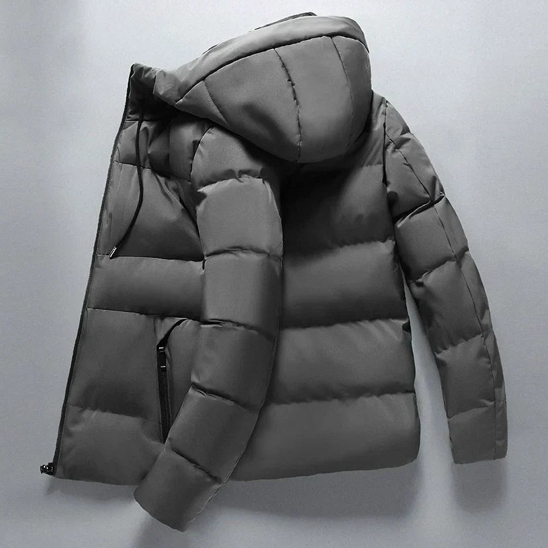 Nova modrá nepromokavá parka bunda pro chladné zimní počasí