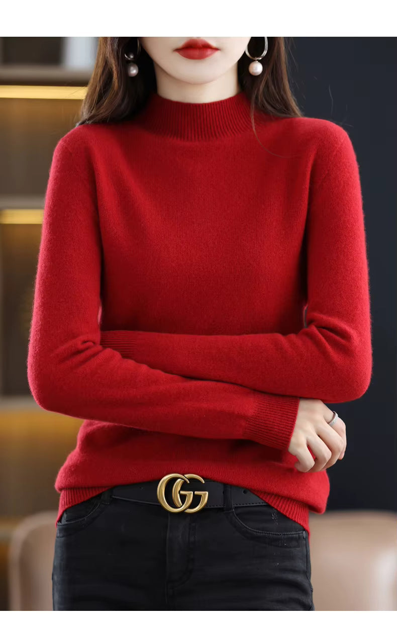 Maglione Aurelia da donna in 100% lana e cashmere per autunno e inverno