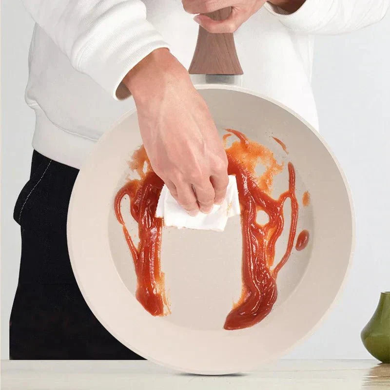 TerraStone Deep Nonstick -pannu lääketieteellisellä kivipinnoitteella kaasulle ja induktiolle