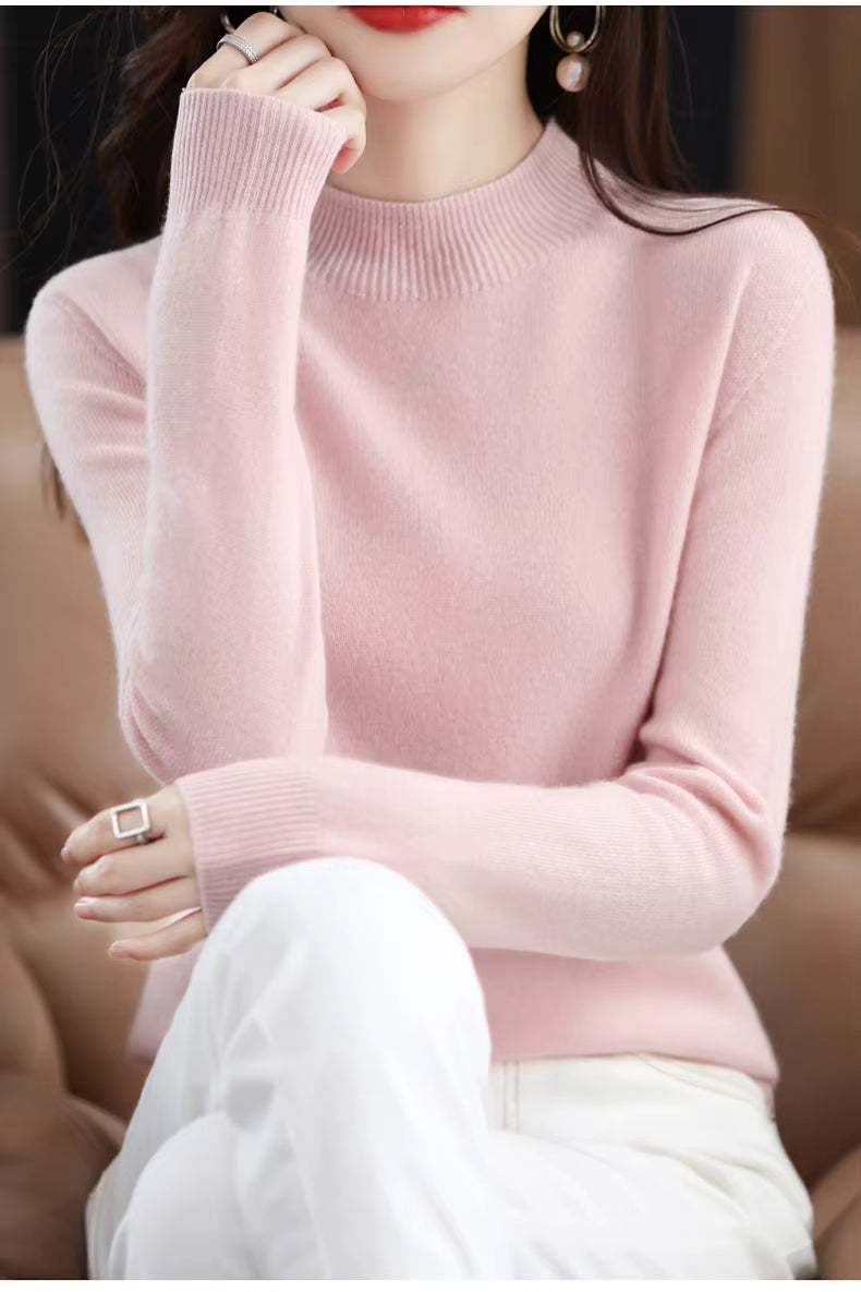 Maglione Aurelia da donna in 100% lana e cashmere per autunno e inverno