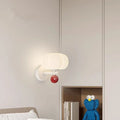 Lampada da parete nordica a forma di zucca con applique moderna in vetro e metallo