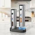 Electric Salt And Pepper Grinders Set With USB Rechargeable Base
