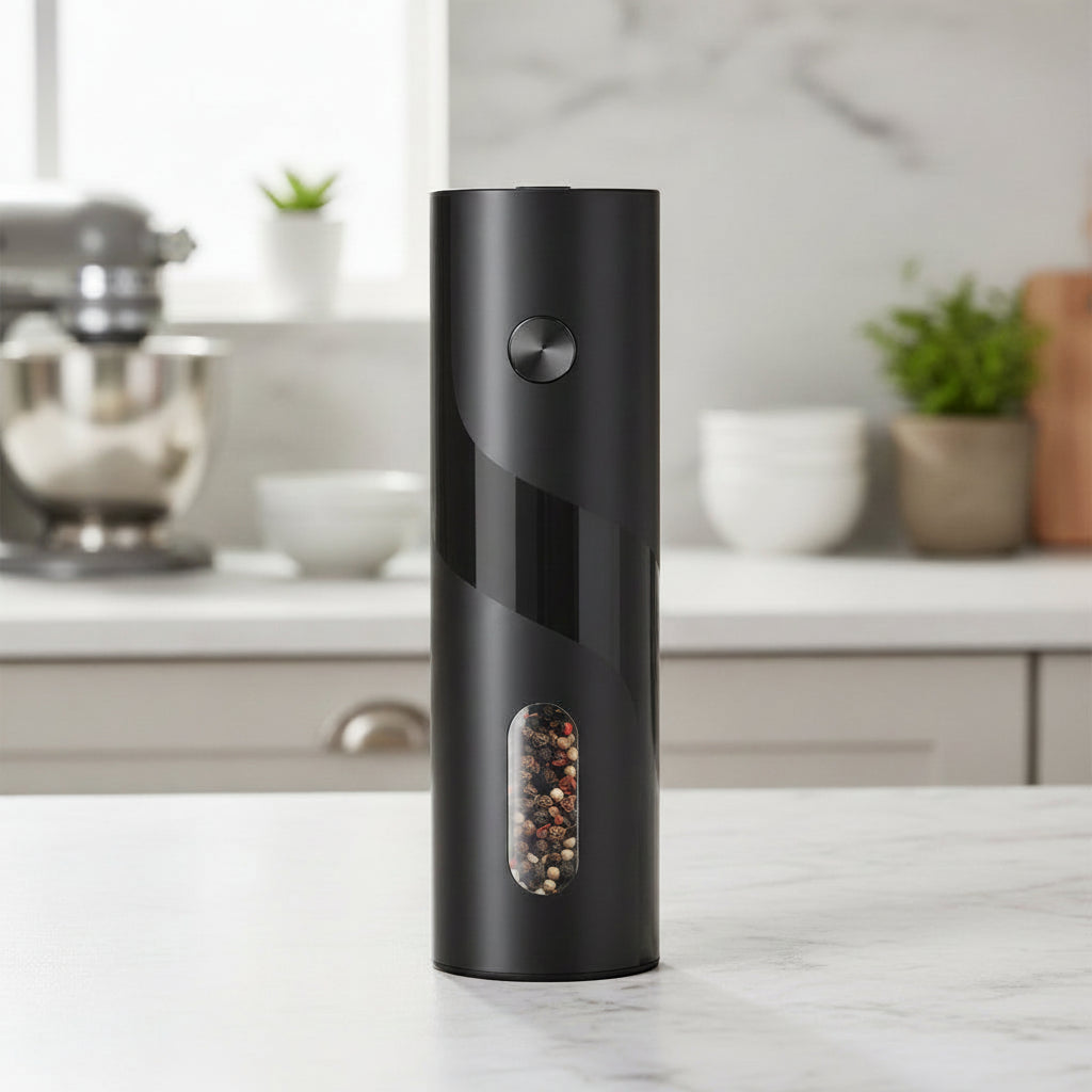 Electric Salt And Pepper Grinders Set With USB Rechargeable Base