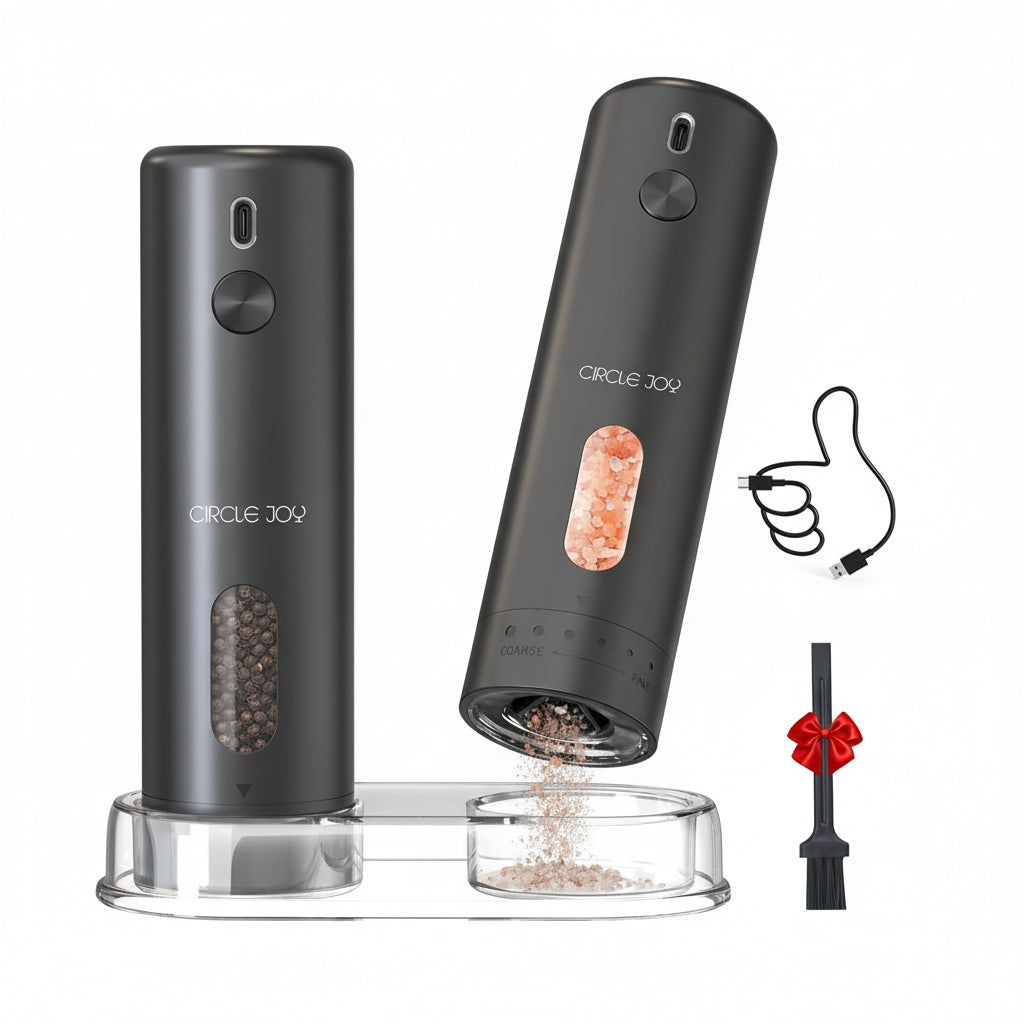 ProMax USB Rechargeable Salt And Pepper Grinder Set