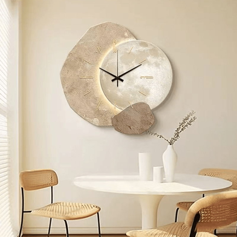 Nordico Stylish Scandinavian Wall Clock With Quiet Operation