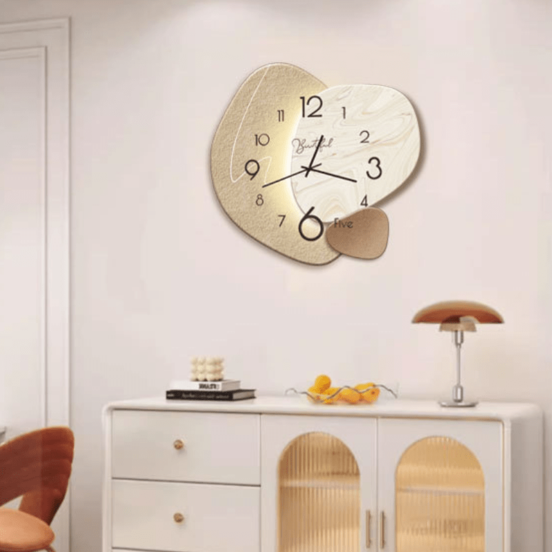 Nordico Stylish Scandinavian Wall Clock With Quiet Operation