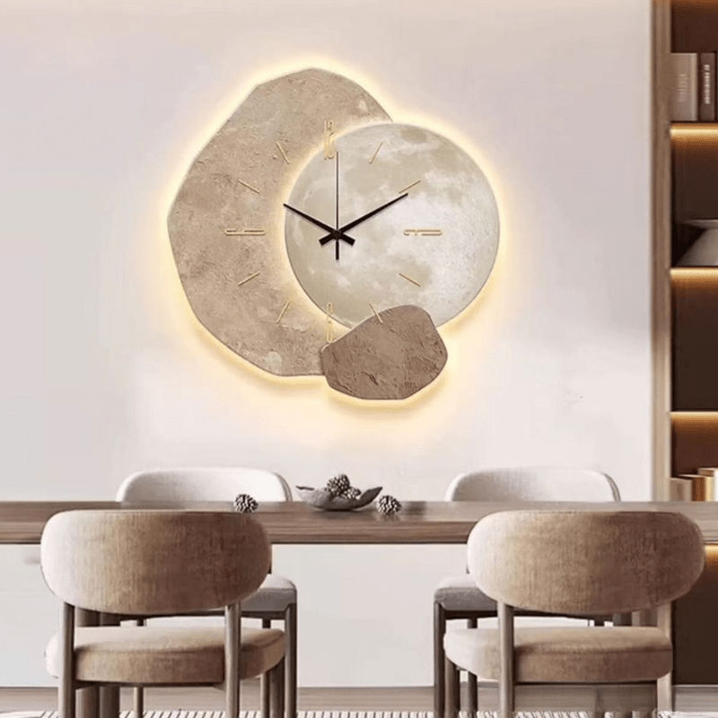 Nordico Stylish Scandinavian Wall Clock With Quiet Operation