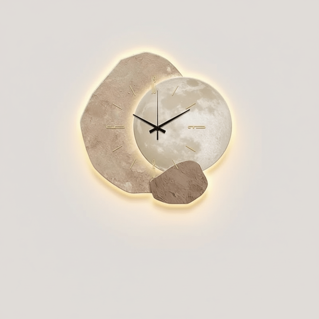 Nordico Stylish Scandinavian Wall Clock With Quiet Operation