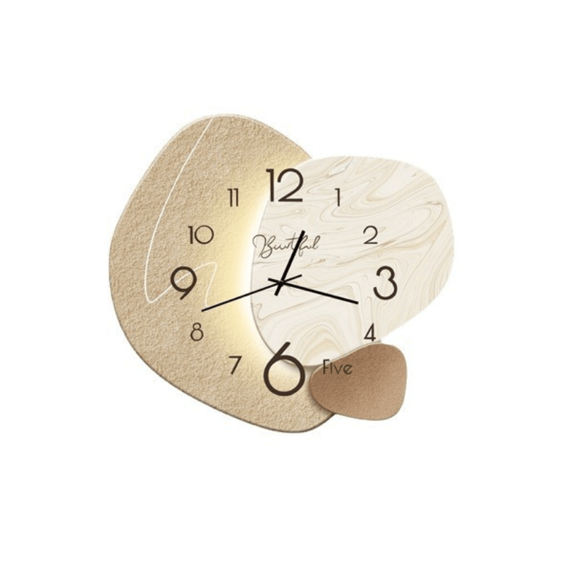 Nordico Stylish Scandinavian Wall Clock With Quiet Operation