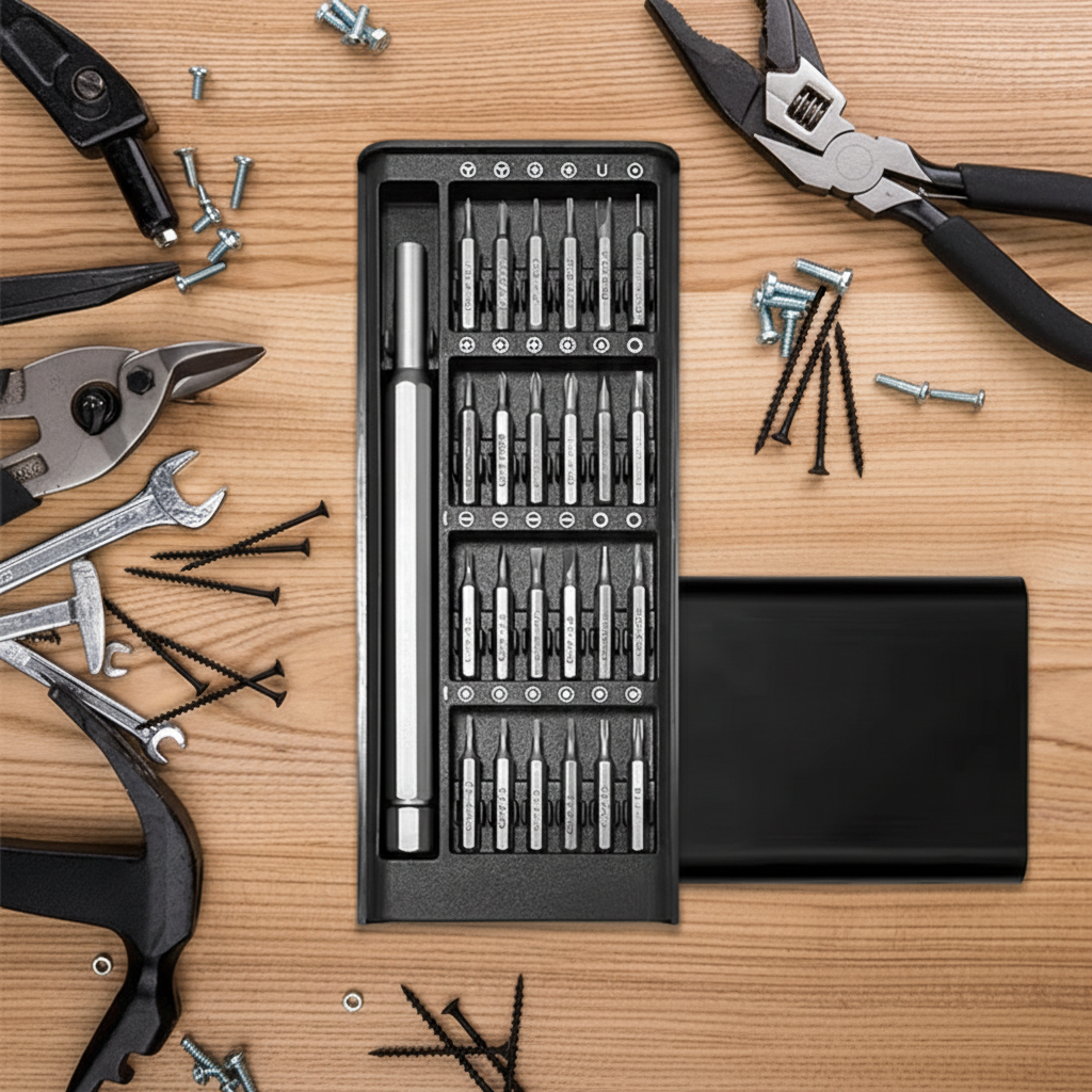 Kit di cacciaviti di precisione magnetici per la riparazione dell'alluminio