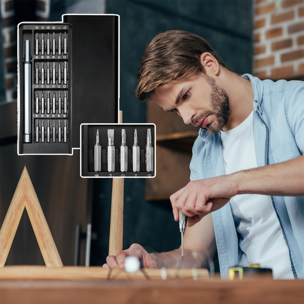 Kit di cacciaviti di precisione magnetici per la riparazione dell'alluminio