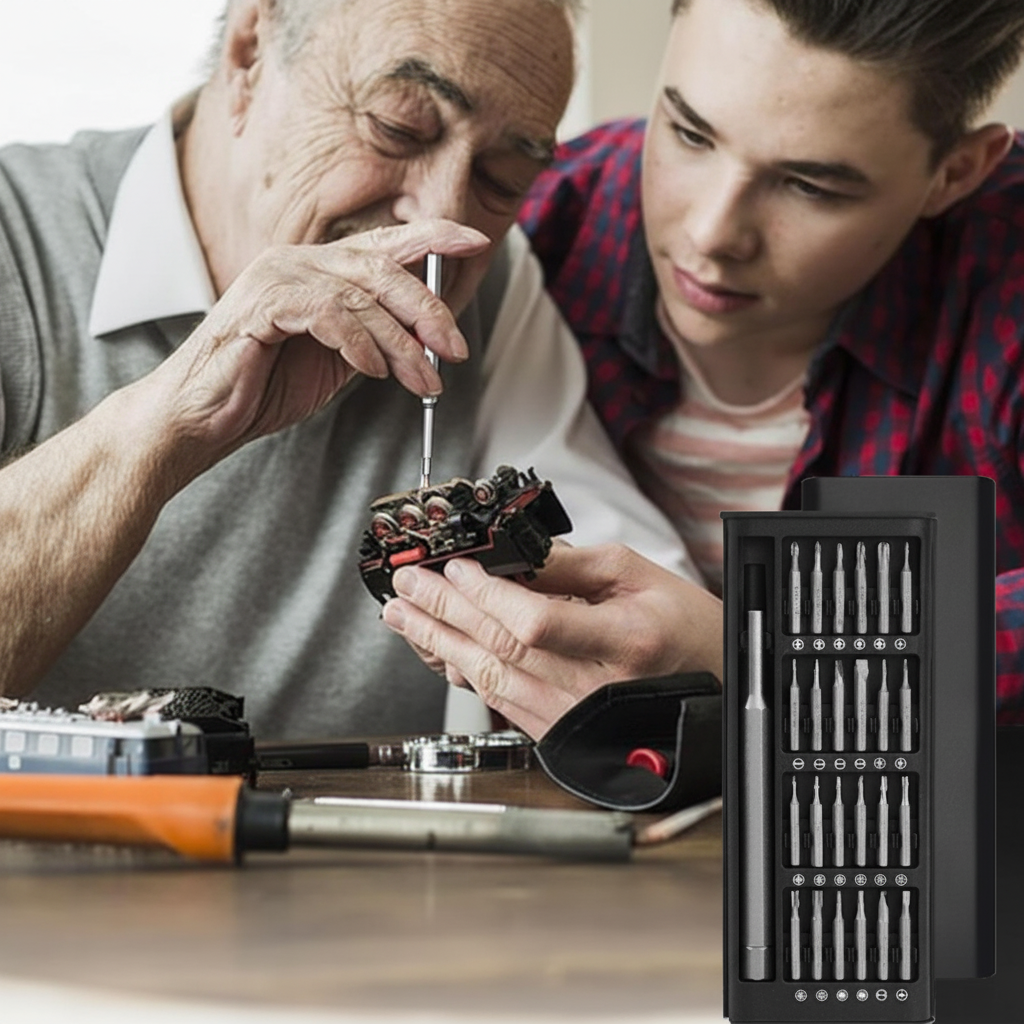 Kit di cacciaviti di precisione magnetici per la riparazione dell'alluminio