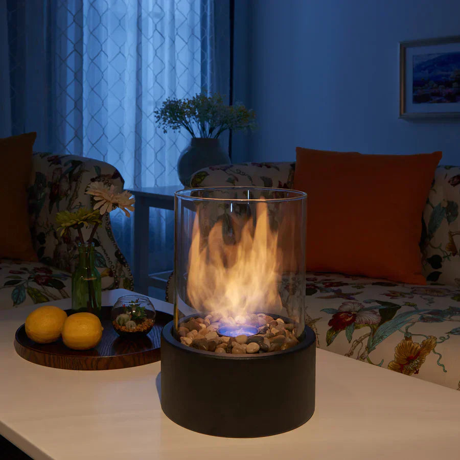 LumiFlame Ethanol Fireplace On The Go For Modern Ambience Anywhere
